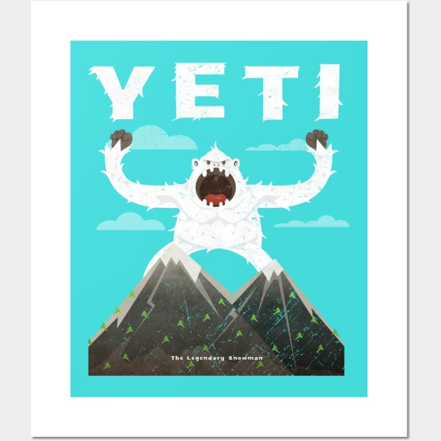 Yeti Wall Art by ArtificialPrimate